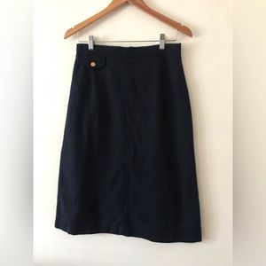 Vintage navy blue skirt